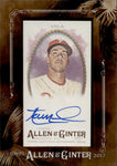 2017 Aaron Nola Topps Allen &amp; Ginter MINI FRAMED AUTO AUTOGRAPH #MA-AN Philadelphia Phillies