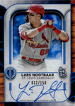 2022 Lars Nootbaar Topps Tribute BLUE AUTO 032/150 AUTOGRAPH #TA-LN St. Louis Cardinals