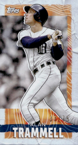 2023 Alan Trammell Topps Rip EXCLUSIVE MINI #MRIP-AT Detroit Tigers HOF