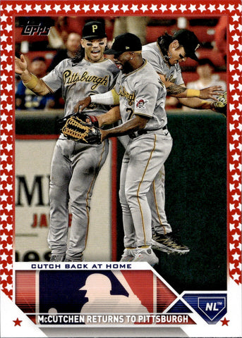 2023 Andrew McCutchen Connor Joe Topps Update INDEPENDENCE DAY 43/76 #US69 Pittsburgh Pirates