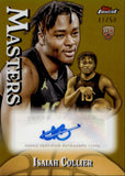 2024-25 Isaiah Collier Topps Finest ROOKIE GOLD REFRACTOR MASTERS AUTO 41/50 AUTOGRAPH #MA-IC Utah Jazz