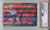 2024-25 Lane Hutson Upper Deck ROOKIE REFRACTIONS RC PSA 9 #RR17 Montreal Canadiens 8851