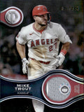 2025 Mike Trout Topps Tribute STAMP OF APPROVAL JERSEY 090/199 RELIC #SOA-MT Anaheim Angels