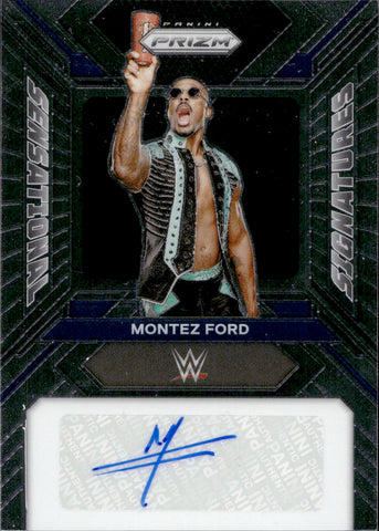 2024 Montez Ford Panini Prizm SENSATIONAL SIGNATURES AUTO AUTOGRAPH #SS-TEX Friday Night Smackdown