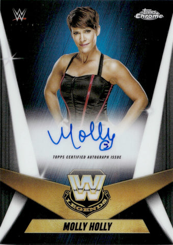 2025 Molly Holly Topps Chrome REFRACTOR LEGENDARY AUTO 105/175 AUTOGRAPH #LCA-ML WWE Legend