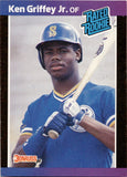 1989 Ken Griffey Jr. Donruss ROOKIE RC #33 Seattle Mariners HOF 7