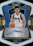2020-21 Josh Green Panini Select HOLO SILVER ROOKIE AUTO 206/249 AUTOGRAPH RC #RS-GRE Dallas Mavericks