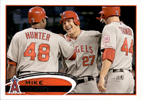 2012 Mike Trout Topps #446 Anaheim Angels 1