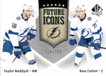 2021-22 Taylor Raddysh Ross Colton Upper Deck SP Authentic FUTURE ICONS 224/399 #FI-27 Tampa Bay Lightning