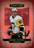 2022-23 Sidney Crosby Upper Deck Stature PHOTO VARIATION RED 04/33 #55 Pittsburgh Penguins