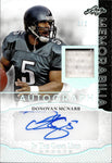 2024 Donovan McNabb Leaf In the Game Used SILVER JERSEY AUTO 1/2 AUTOGRAPH RELIC #IGA-DM1 Philadelphia Eagles