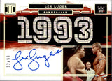 2023 Lex Luger Panini Impeccable 1993 SUMMERSLAM SIGNATURES AUTO 72/93 AUTOGRAPH #SS-LLG WWE Legend