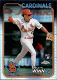 2024 Masyn Winn Topps Chrome ROOKIE PRISM REFRACTOR RC #189 St. Louis Cardinals