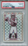 2024 Jayden Daniels Panini Phoenix ROOKIE CONTOURS GREEN 19/25 RC PSA 10 #CON-JDS Washington Commanders 5306