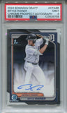 2024 Bryce Rainer Bowman Chrome Draft 1ST BOWMAN PROSPECT AUTO AUTOGRAPH PSA 9 #BPA-BR Detroit Tigers