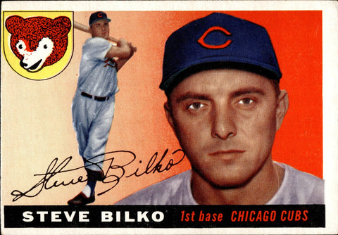 1955 Steve Bilko Topps #93 Chicago Cubs BV $15 2