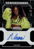 2022 Naomi Panini Prizm SENSATIONAL SIGNATURES AUTO AUTOGRAPH #SS-NOM Friday Night Smackdown