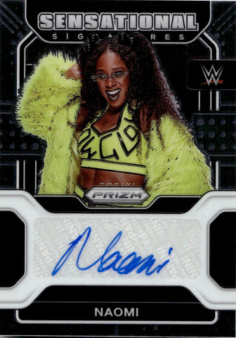 2022 Naomi Panini Prizm SENSATIONAL SIGNATURES AUTO AUTOGRAPH #SS-NOM Friday Night Smackdown