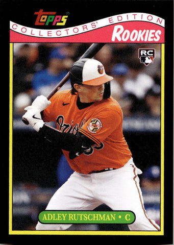 2023 Adley Rutschman Topps Throwback Thursday 1987 TOYS R US DESIGN ROOKIE RC #156 Baltimore Orioles 4