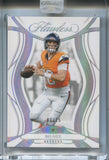 2025 Bo Nix Panini Flawless HOLO SILVER DIAMOND 02/15 #17 Denver Broncos