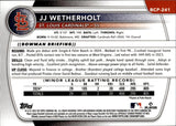 2025 JJ Wetherholt Bowman Chrome PINK GEOMETRIC REFRACTOR 167/299 #BCP-251 St. Louis Cardinals