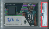 2020 Fletcher Cox Panini Phoenix JERSEY AUTO 50/50 AUTOGRAPH RELIC PSA 7 #VA-FC Philadelphia Eagles 0817