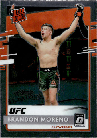 2021 Brandon Moreno Panini Chronicles UFC Donruss Optic RATED ROOKIE RC #206 Flyweight