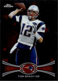 2012 Tom Brady Topps Chrome #220 New England Patriots