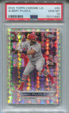 2022 Albert Pujols Topps Chrome Logofractor PSA 10 #85 St. Louis Cardinals 1682