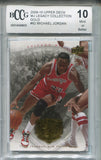 2009-10 Michael Jordan Upper Deck MJ LEGACY COLLECTION GOLD BCCG 10 #62 Chicago Bulls HOF 9833