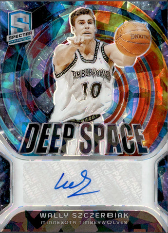 2023-24 Wally Szczerbiak Panini Spectra DEEP SPACE ASTRAL AUTO 40/49 AUTOGRAPH #DSS-WLS Minnesota Timberwolves