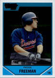 2007 Freddie Freeman Bowman Draft Picks and Prospects Chrome 1ST BOWMAN ROOKIE RC #BDPP12 Atlanta Braves 8