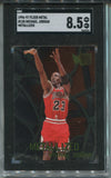 1996-97 Michael Jordan Fleer Metal METALLIZED SGC 8.5 #128 Chicago Bulls HOF 9373