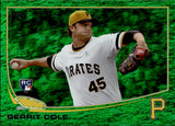 2013 Geritt Cole Topps Update EMERALD FOIL ROOKIE RC #US150 Pittsburgh Pirates 1