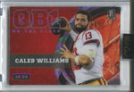 2023 Caleb Williams Wild Card QB1 ON THE CLOCK ROOKIE 19/50 RC #OCW-CW1 Chicago Bears