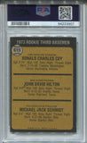 1973 Mike Schmidt Ron Cey John Hilton Topps ROOKIE 3RD BASEMEN PSA 7 #615 Phillies Dodgers Padres 3907