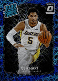 2017-18 Josh Hart Donruss Optic BLUE VELOCITY RATED ROOKIE RC #171 Los Angeles Lakers 2