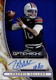 2026 Lanorris Sellers Leaf Optichrome PURPLE AUTO 6/7 AUTOGRAPH #BA-LNS South Carolina Gamecocks