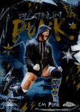 2026 CM Punk Topps Chrome WWE GOLD REFRACTOR PLATINUM PUNK 32/50 #PLP-20 Monday Night Raw