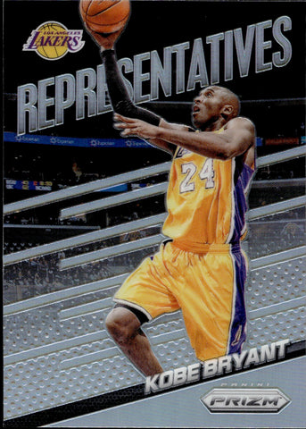 2014-15 Kobe Bryant Panini Prizm HOLO SILVER REPRESENTATIVES #10 Los Angeles Lakers HOF