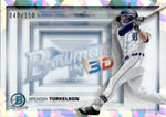 2022 Spencer Torkelson Bowman IN 3D ATOMIC REFRACTOR ROOKIE 040/150 RC #B3D-11 Detroit Tigers