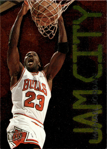 1995-96 Michael Jordan Fleer Ultra JAM CITY #3 Chicago Bulls HOF