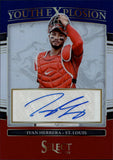 2022 Ivan Herrera Panini Select YOUTH EXPLOSION AUTO 19/99 AUTOGRAPH #YES-IH St. Louis Cardinals