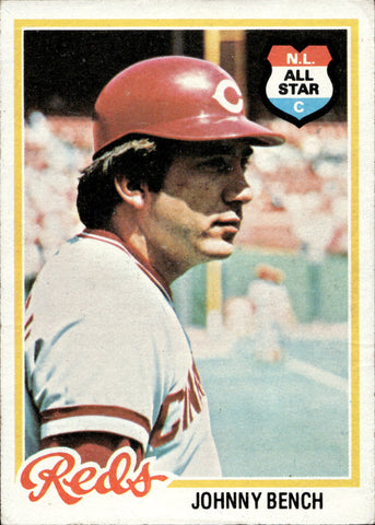 1978 Johnny Bench Topps #700 Cincinnati Reds HOF 2