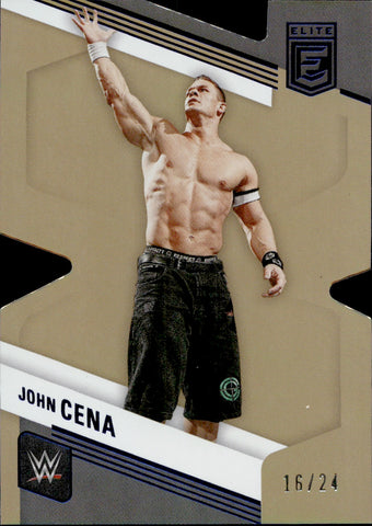 2023 John Cena Donruss Elite ASPIRATIONS DIE CUT 16/24 #147 WWE Legend