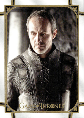 2022 Stannis Baratheon Rittenhouse Game of Thrones THE IRON ANNIVERSARY GOLD 14/50 #294