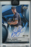 2025 Paul Skenes Topps Chrome Black BLUE REFRACTOR AUTO 092/150 AUTOGRAPH #CBA-PS Pittsburgh Pirates