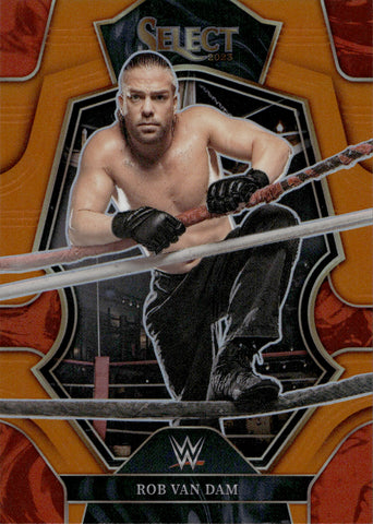2023 Rob Van Dam Panini Select WWE ORANGE PREMIER LEVEL 27/49 #180 WWE Legend