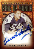 2002 Chuck Howley Topps Ring of Honor AUTO AUTOGRAPH #RHCH Dallas Cowboys HOF