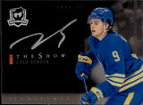 2023-24 Zach Benson Upper Deck The Cup THE SHOW SILVER INK AUTO AUTOGRAPH #SB-ZB Buffalo Sabres